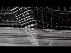 سيستم امنيتي منحنی گالوانيزه شده با سرعت بالا 358 حصار PVC ضد صعود با نوک