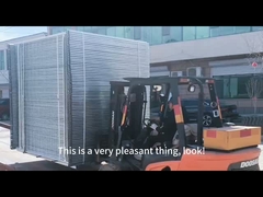 6x10ft قابل جدا کردن نقره ای سفید زنجیره ای لینک حصار موقت