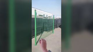 نرده امنیتی مشبک منحنی سه بعدی برای مناطق بیرونی