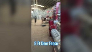 حصار گوزن قوی به ارتفاع 8 فوت مش سیم گالوانیزه