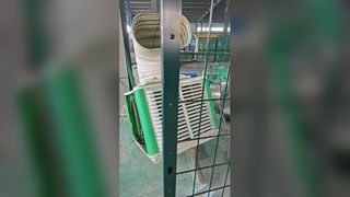 حصار سه بعدی امنیتی V شکل نرده باغ بادوام