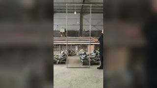 امنیت مش طناب فولادی ضد زنگ بادوام