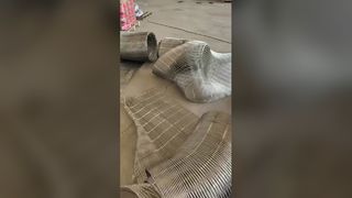 مش طناب از جنس استنلس استیل بادوام برای حصارهای ایمنی