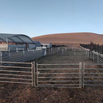 Medium-Duty Heat Treated Galvanized 6-Foot Livestock Farm Fence Panel