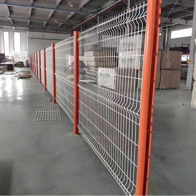 PVC Coating 3D Bending Curved V Mesh Security Fencing For Outdoor Area