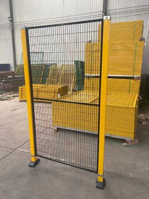 2M High Production Line Workshop Metal Wire Mesh Fencing For Robot Boundary Wall