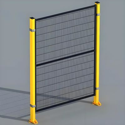 2M High Production Line Workshop Metal Wire Mesh Fencing For Robot Boundary Wall