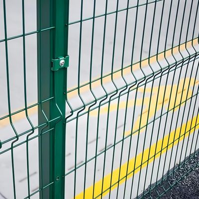 6FT High Outdoor Powder Coated 3D Curved Bending Welded Wire Mesh Fence Panel 