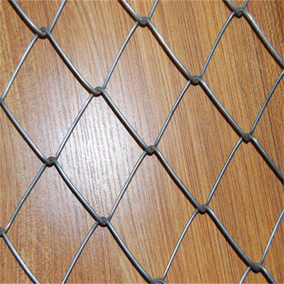 High Strength Galvanized Powder Coated Chain Link Fencing For Construction Garden Sports