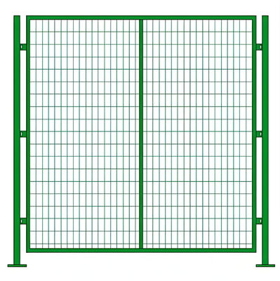 1.5 Meters High Powder Coated Warehouse Welding Metal Mesh Fencing