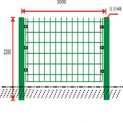 Double Side Farm Bilateral 3D Welded Highway Fence Outdoor Bilateral Wire Mesh Fence For Field