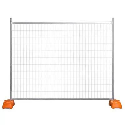 گالوانیزه 2.1m x 2.4m به راحتی مونتاژ شده حصار موقت پنل حصار فلزی سیم جوش