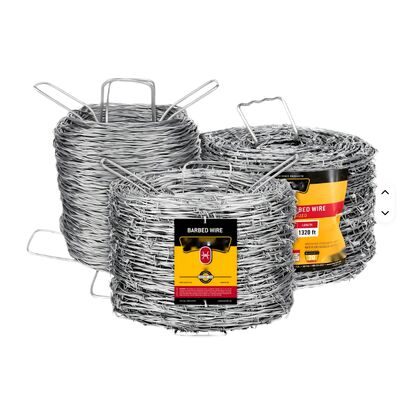 1.8mm قطر سیم گرم غوطه ور گالوانیزه ريزر سیم خار برای مزرعه چراگاه حصار