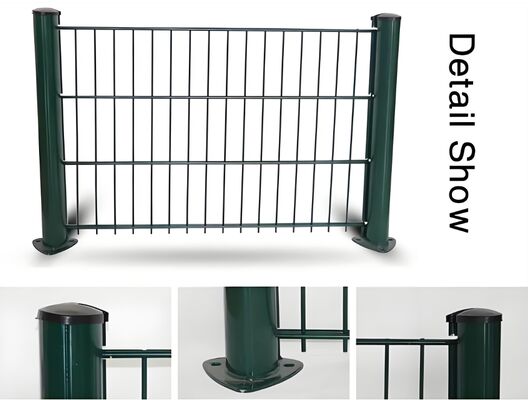 حصار باغ امنیت مشبک سه بعدی با روکش پی وی سی 6FT بالا که به راحتی مونتاژ می شود