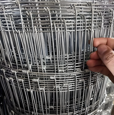 2.0mm Wire Galvanized Grassland Field Fence Hinge Joint 1.2m Height 50m Length Agricultural Netting