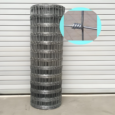 حصار گالوانیزه گرم با گره ثابت و ارتفاع 1.5 متر برای حفاظت از دام