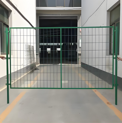 2.0m High PVC Coated Welded Wire Mesh Fence Panel with Ball Proof Design for Sports Field Boundary Fencing